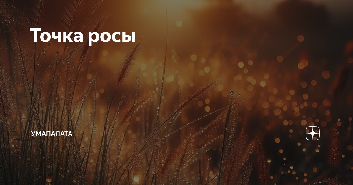 Теплая роса