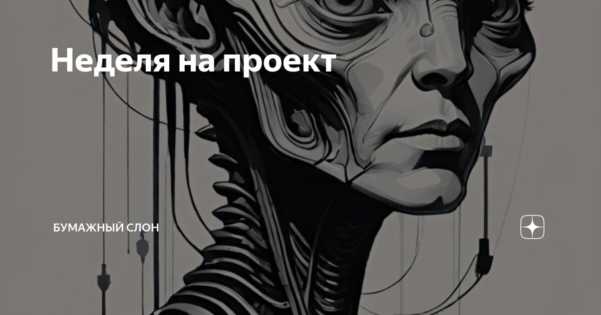 Неделя на проект | Бумажный Слон | Дзен