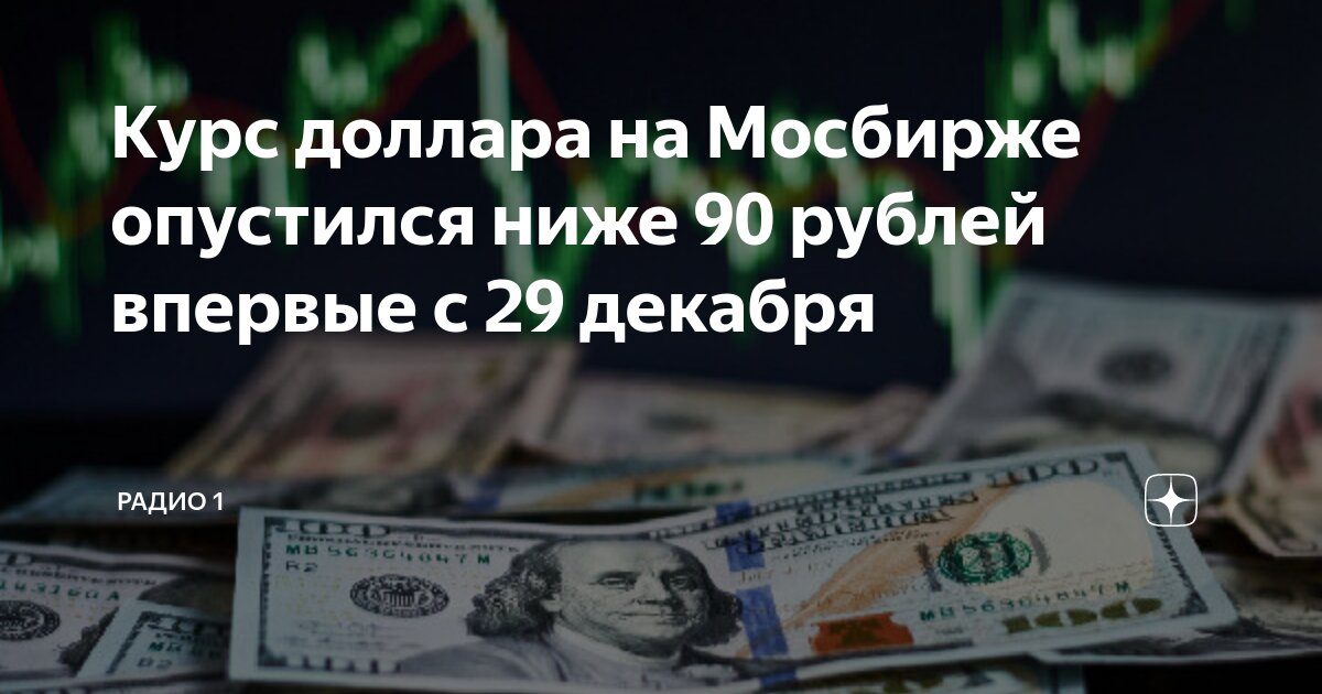 Мосбиржа курс доллара в режиме