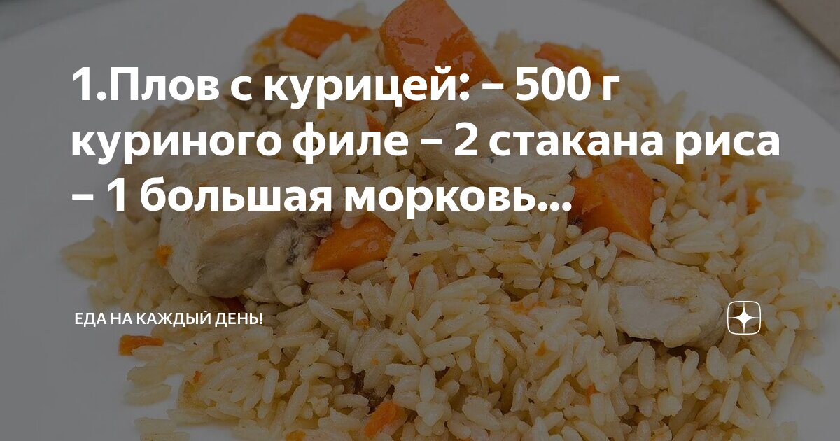 Плов из филе курицы. Плов из филе курицы