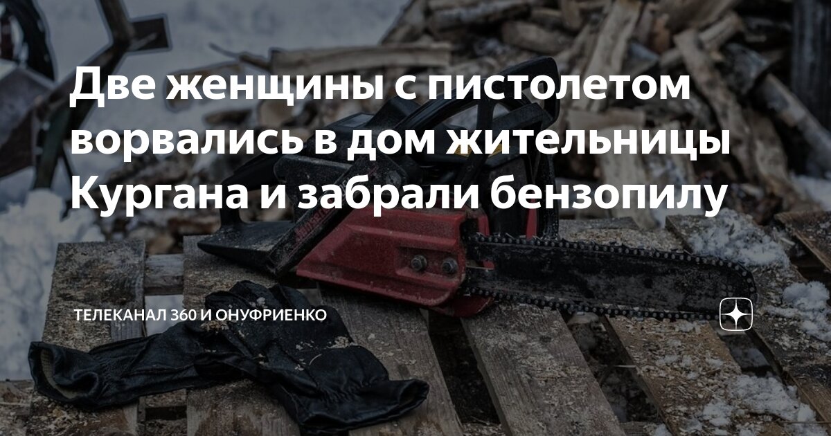 Две женщины с пистолетом ворвались в дом жительницы Кургана и забрали