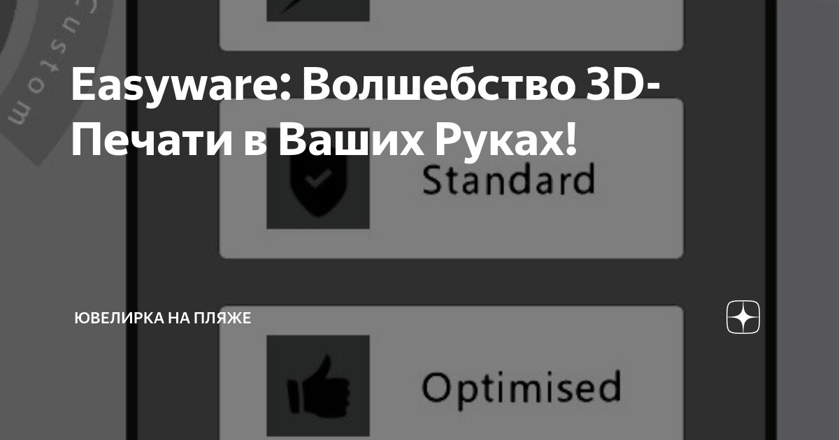 Easyware: Волшебство 3D-Печати в Ваших Руках! | Ювелирка на пляже | Дзен