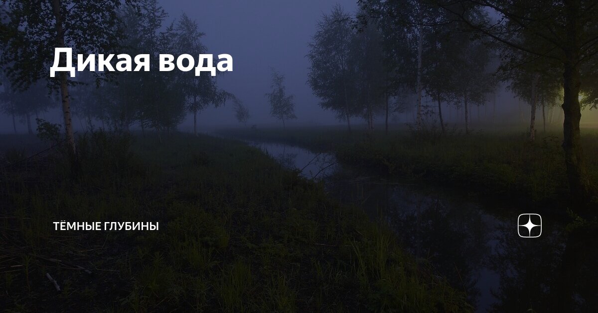 Дикая вода | Тёмные Глубины | Дзен