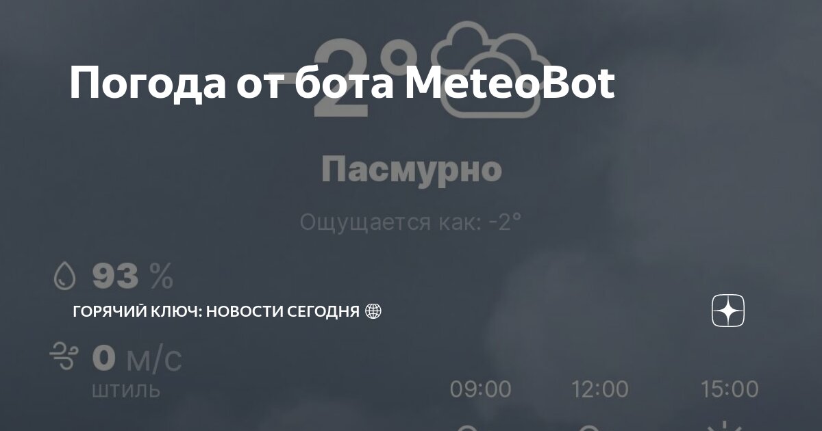 прогноз погоды горячий ключ на месяц гисметео