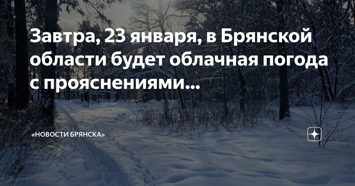 Какая погода в брянской обл