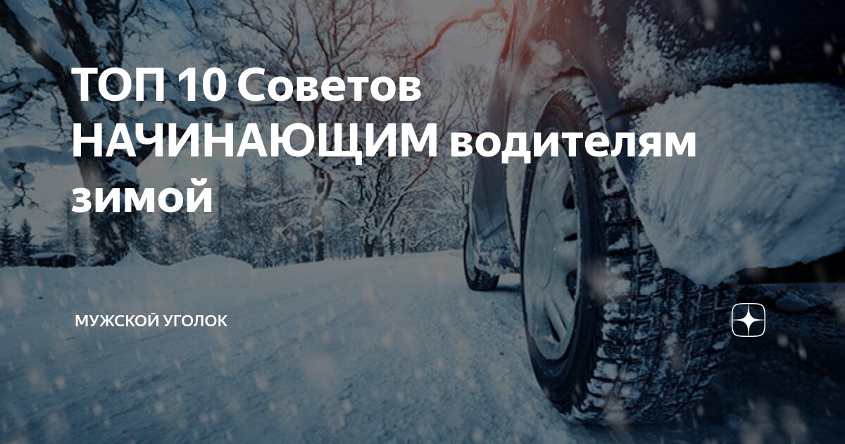Автомобилист зимой