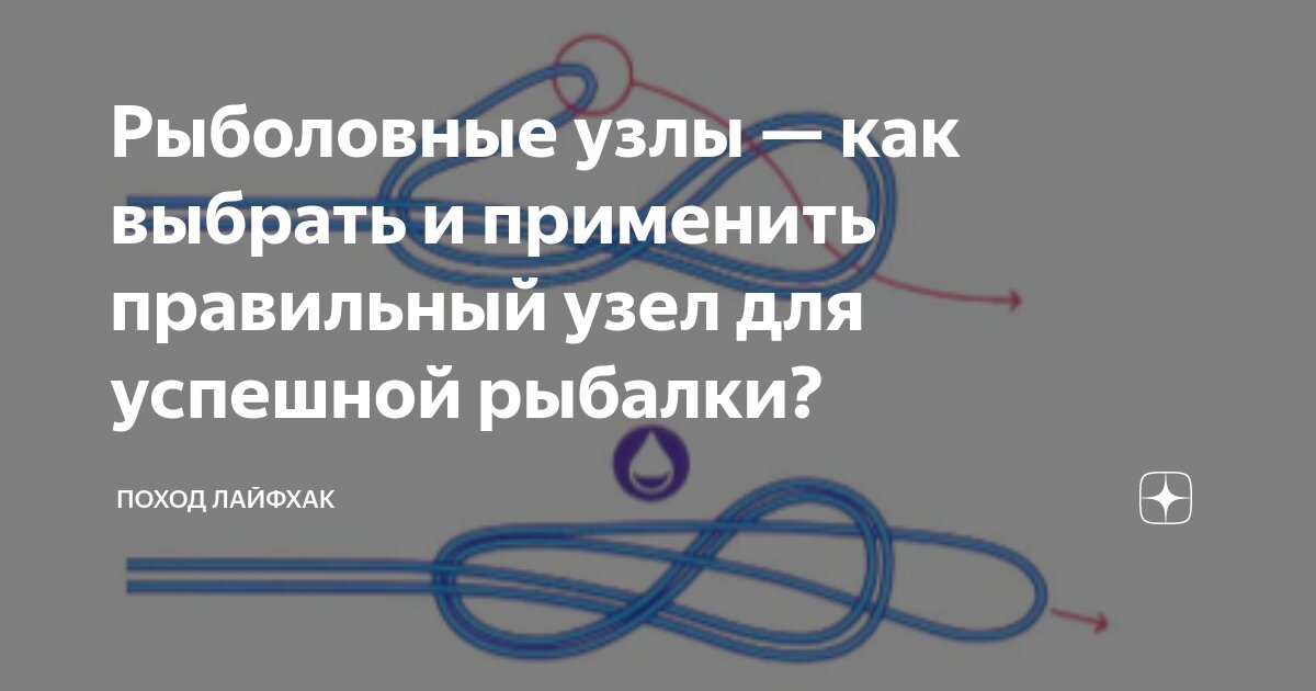 Рыболовные узлы для крючков и поводков, для плетенки и флюорокарбона