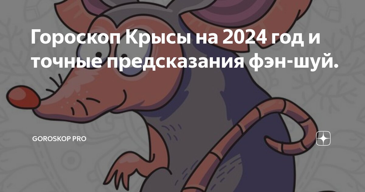 Крыса гороскоп на 2024 для женщин