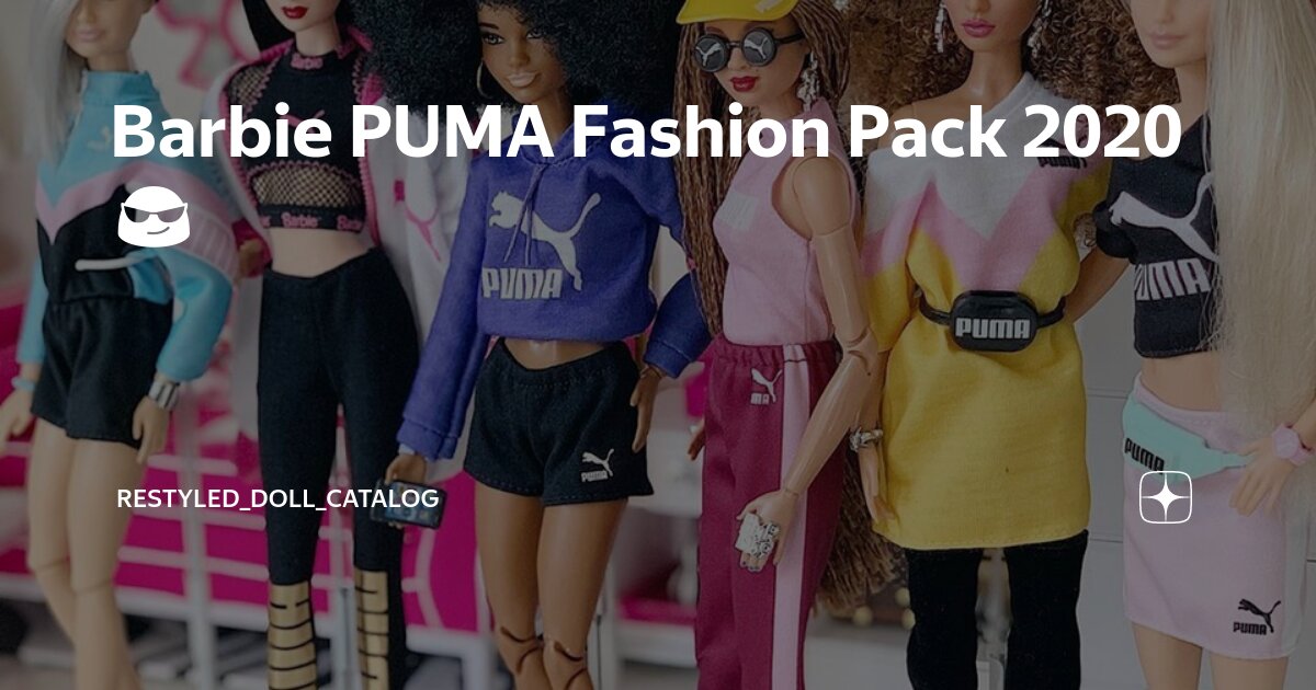 2020 barbie x puma fashion outlet packs