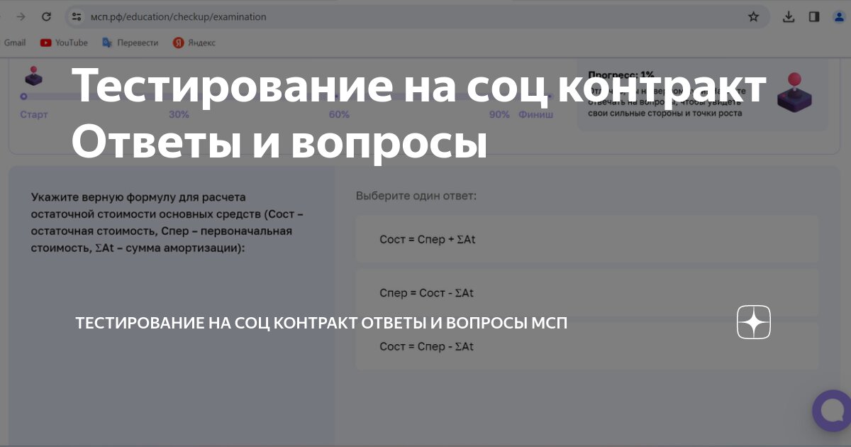 Ответы по тесту левша