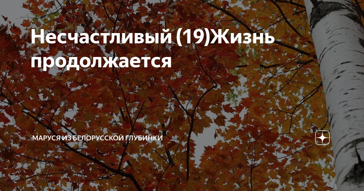 Несчастливый (19)Жизнь продолжается | МАРУСЯ из белорусской глубинки | Дзен