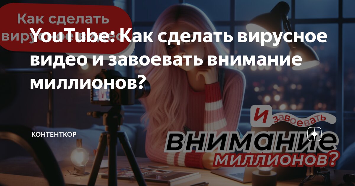 Как снять вирусный ролик на youtube? (практическая инстркукция)