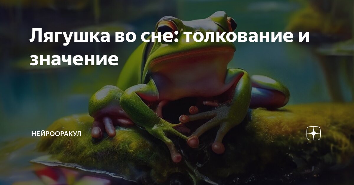 К чему снится 😴 Лягушка во сне — по 90 сонникам! Если видишь во сне Лягушка что значит?