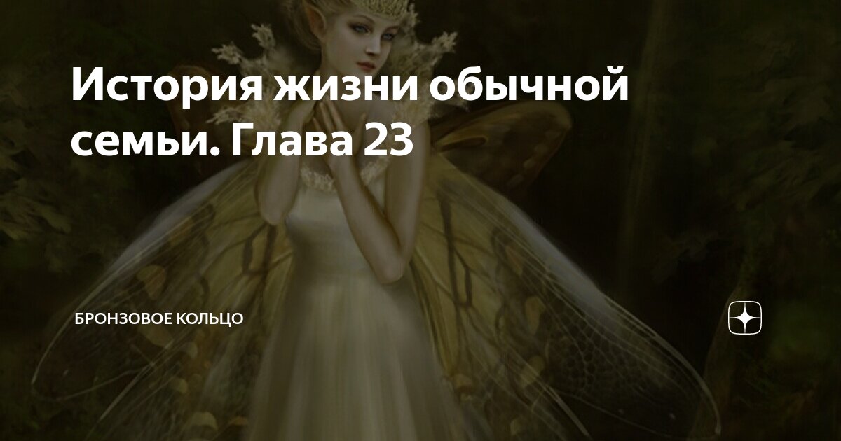 История жизни обычной семьи. Глава 23 | Бронзовое кольцо | Дзен