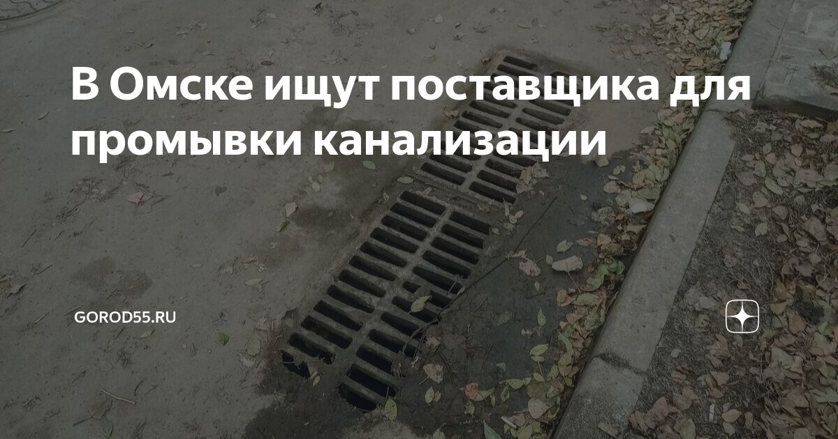 В Омске ищут поставщика для промывки канализации | gorod55.ru | Дзен