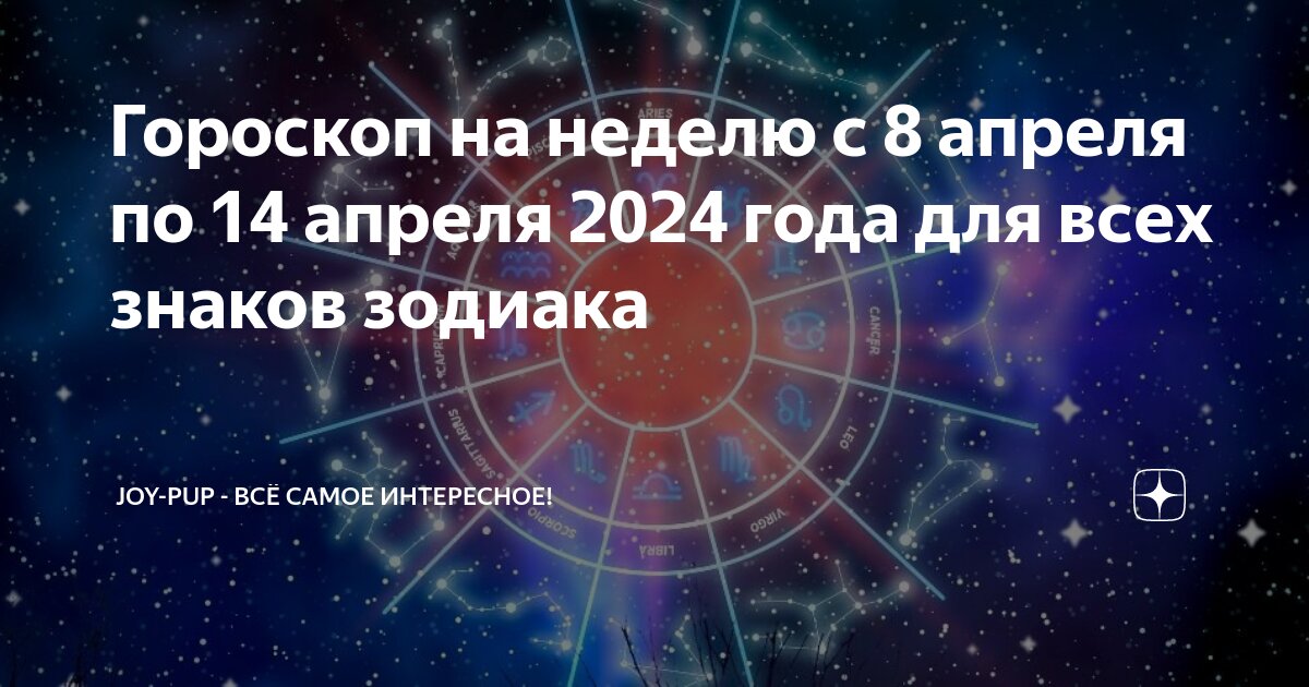 Гороскоп на апрель: что ждет каждый знак зодиака?