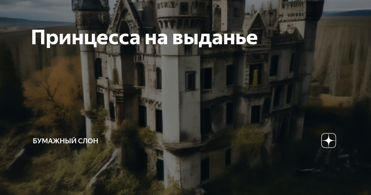 Принцесса на выданье | Бумажный Слон | Дзен