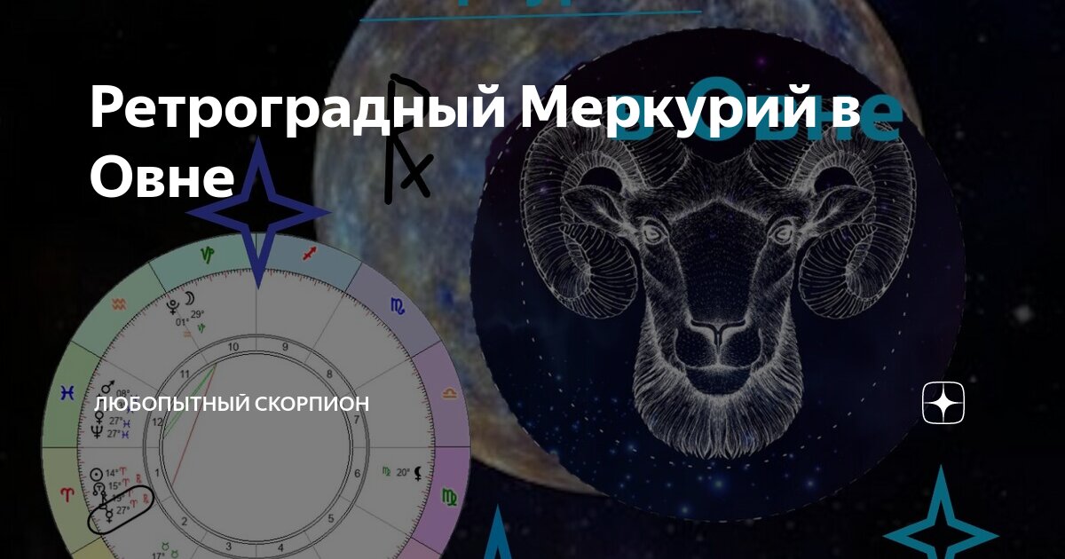 ретроградный меркурий в овне