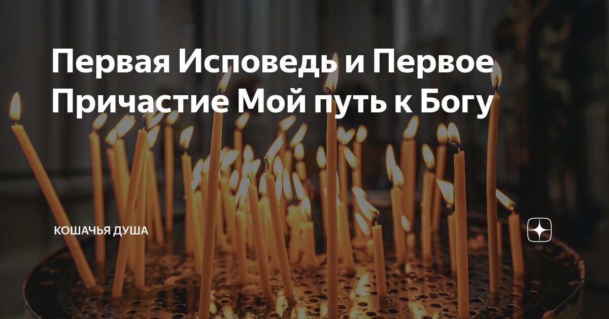 Первая Исповедь и Первое Причастие Мой путь к Богу | Кошачья Душа | Дзен