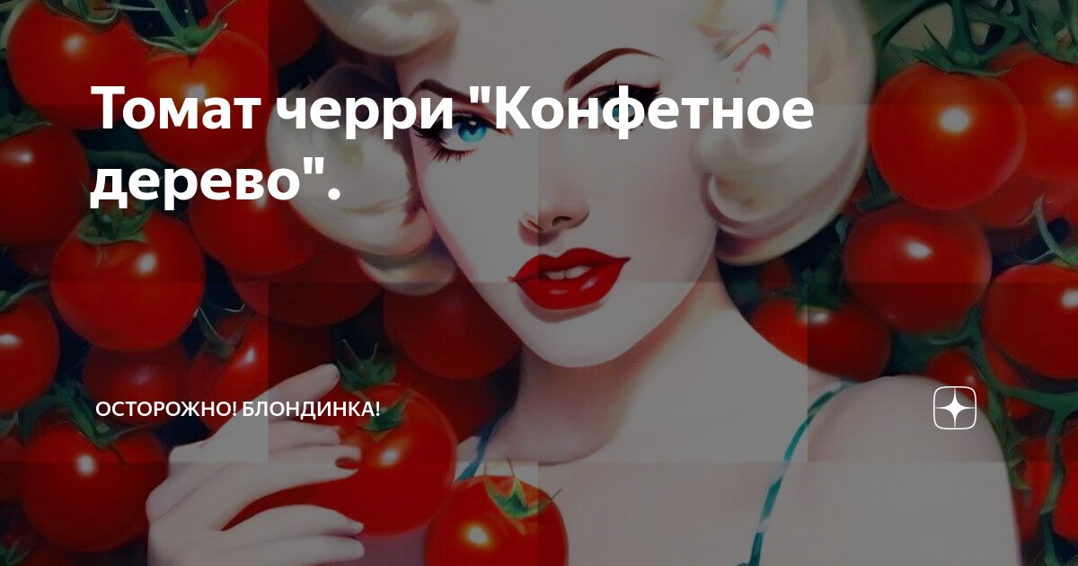 Томат черри "Конфетное дерево". | Осторожно! Блондинка! | Дзен