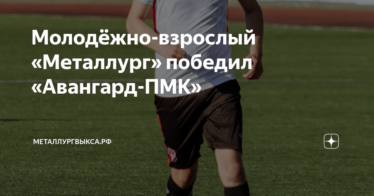 Молодёжно-взрослый «Металлург» победил «Авангард-ПМК» | МеталлургВыкса ...