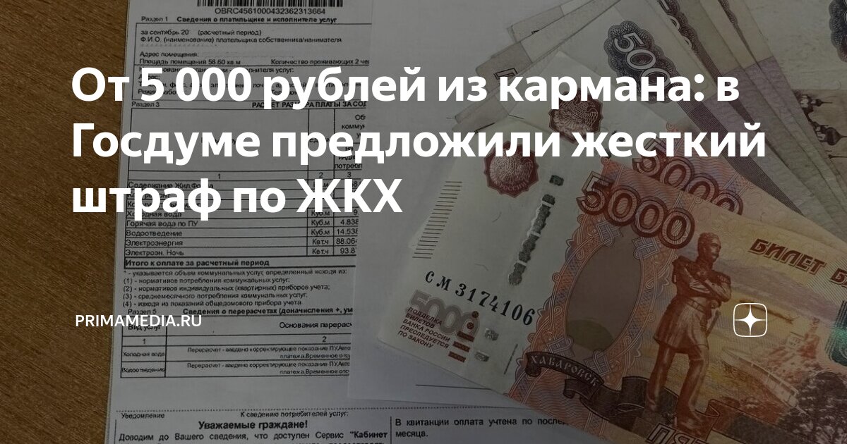 Штраф 5 000 рублей