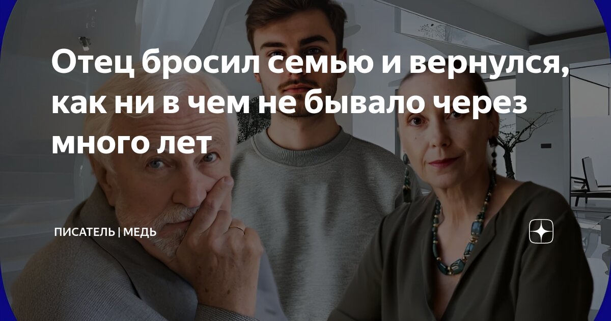 Отец бросил меня еще в детстве... Можно ли его за это ненавидеть?