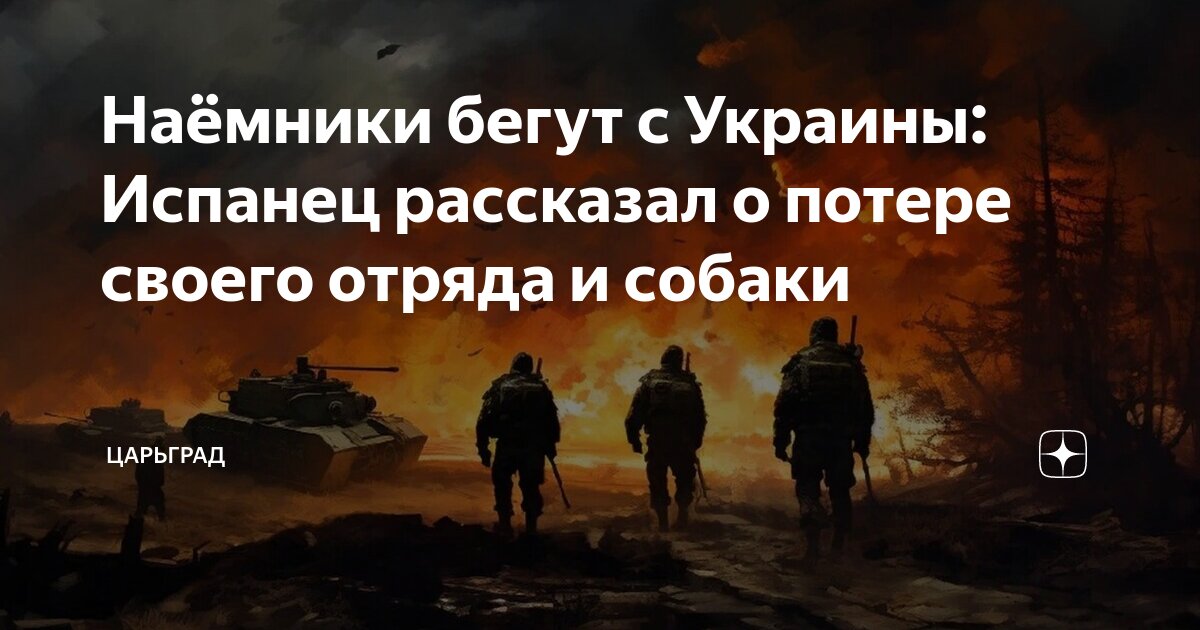 Наемники бегут с Украины: Испанец рассказал о потере своего отряда и собаки