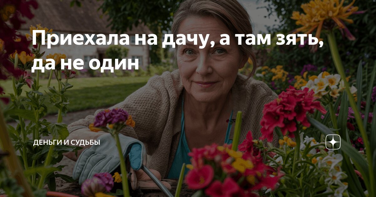 Приехала на дачу, а там зять, да не один | Деньги и судьбы | Дзен