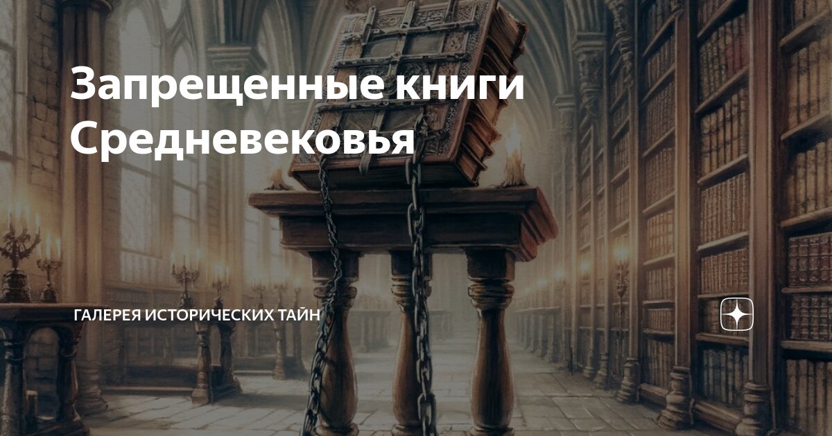 Запрещенные книги Средневековья | Галерея исторических тайн | Дзен