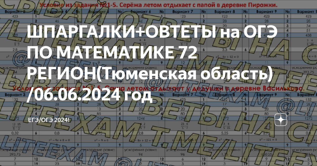Шпоры по математике огэ 9 класс 2024