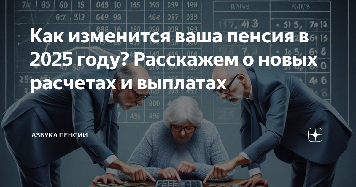Как изменится ваша пенсия в 2025 году? Расскажем о новых расчетах и ...