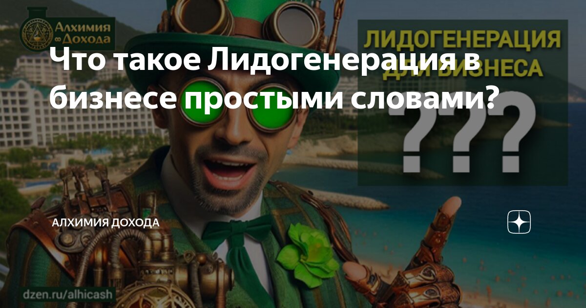 Что такое Лидогенерация в бизнесе простыми словами? | Алхимия Дохода | Дзен