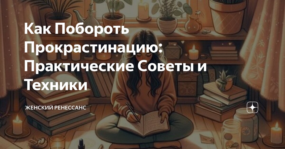 Как Побороть Прокрастинацию: Практические Советы и Техники | Женский ...