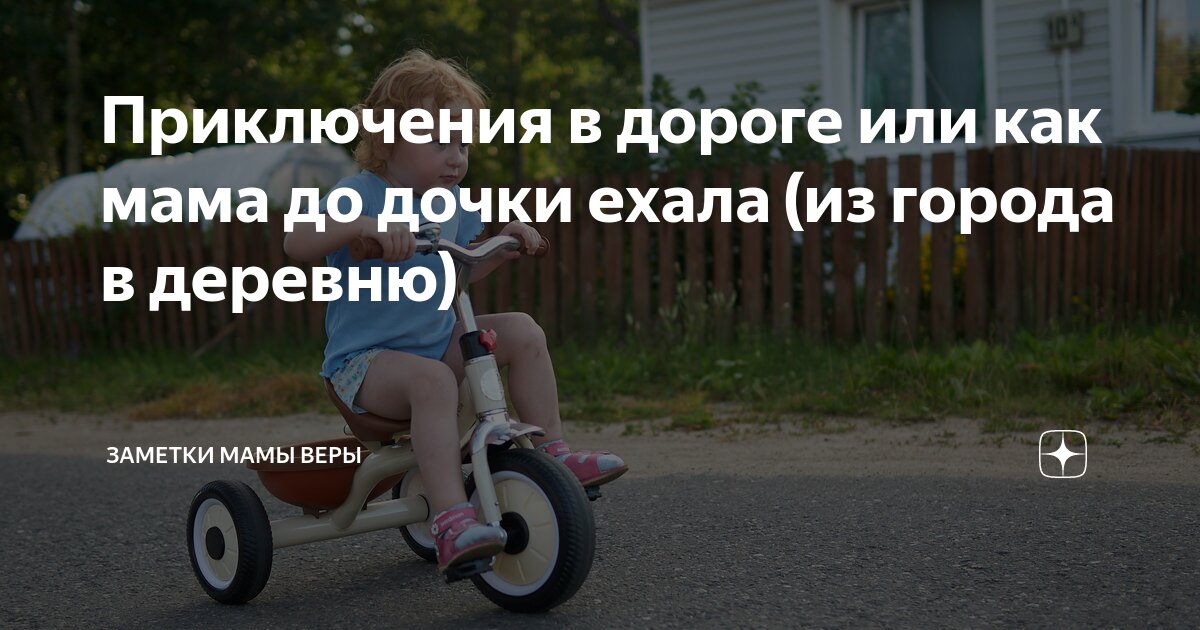 Приключения в дороге или как мама до дочки ехала (из города в деревню ...