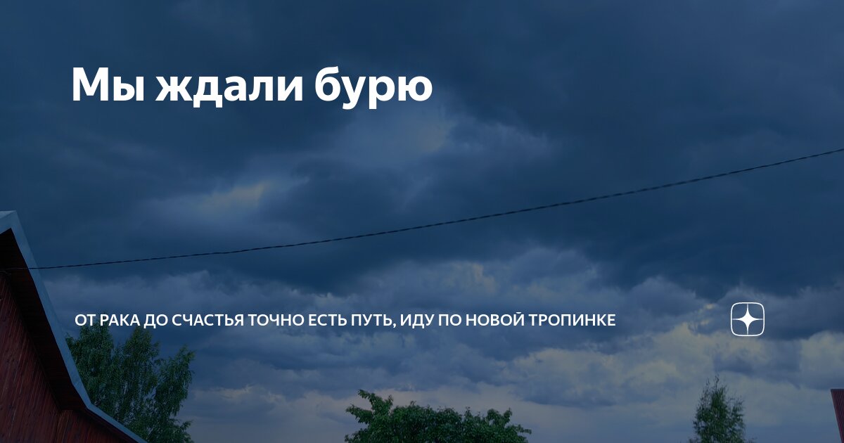Мы ждали бурю | От рака до счастья точно есть путь, иду по новой ...