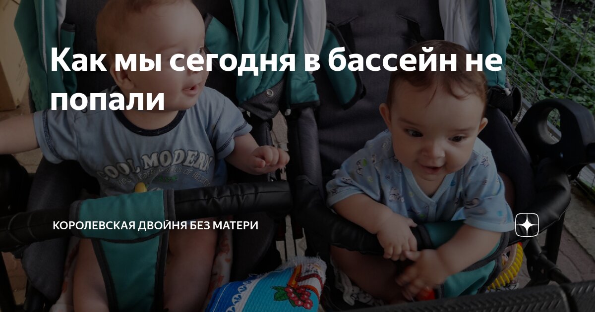 Как мы сегодня в бассейн не попали | Королевская двойня без матери | Дзен