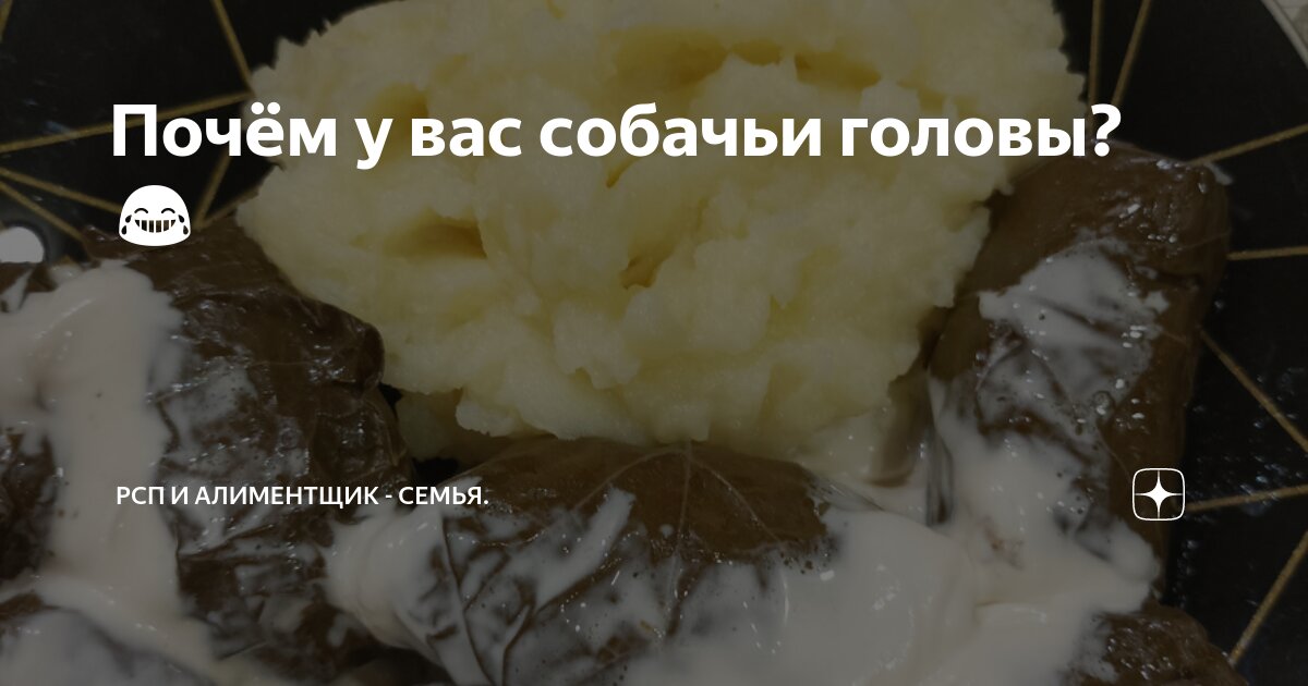 Почём у вас собачьи головы? 😂 | РСП и алиментщик - семья. | Дзен