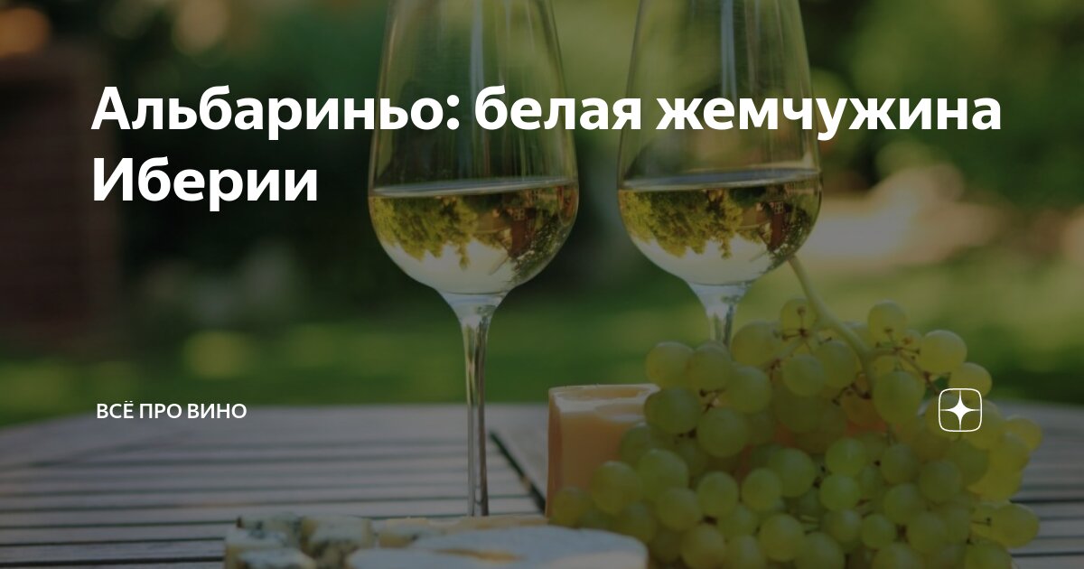 Альбариньо: белая жемчужина Иберии | Всё про вино | Дзен