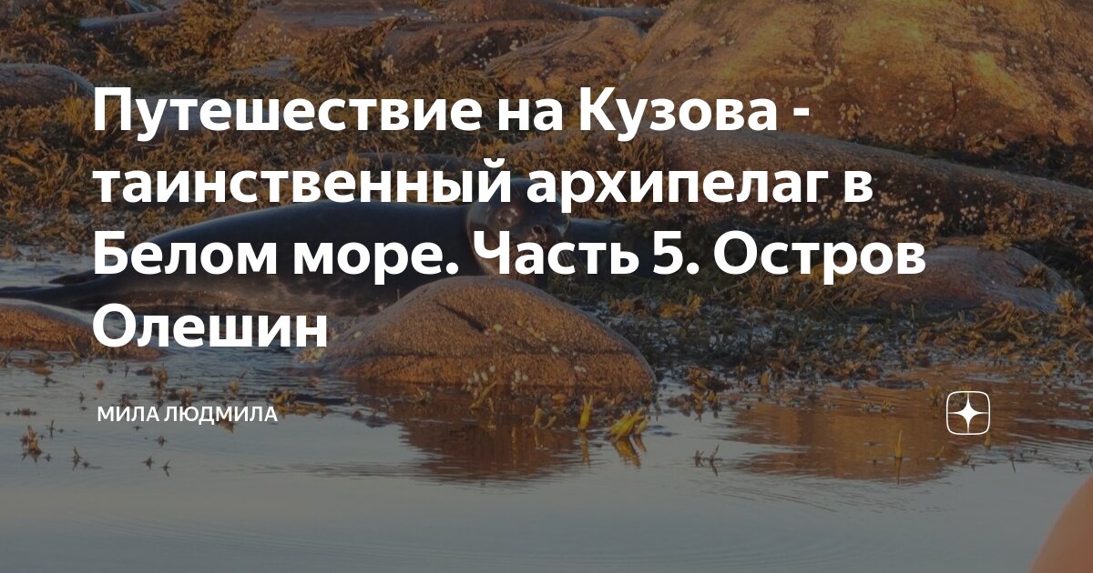 Путешествие на Кузова - таинственный архипелаг в Белом море. Часть 5 ...