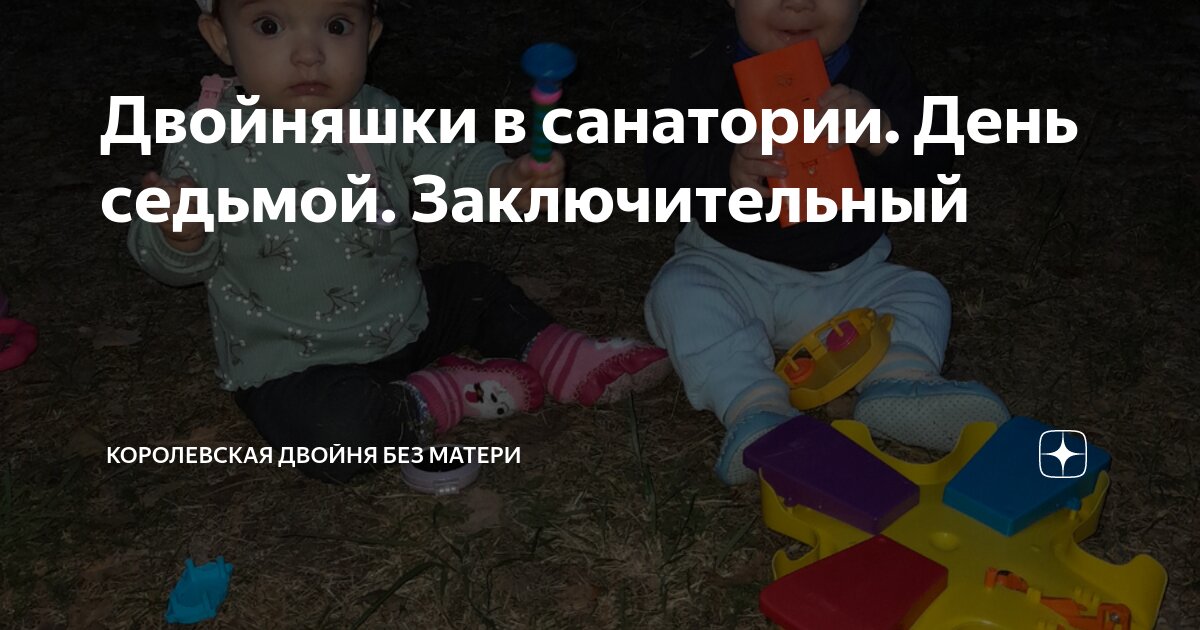 Двойняшки в санатории. День седьмой. Заключительный | Королевская ...