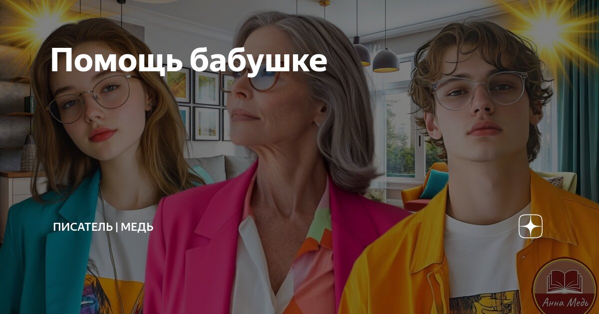 Помощь бабушке | Писатель | Медь | Дзен