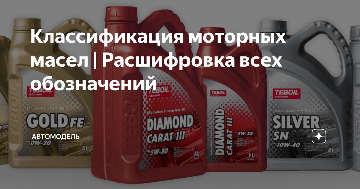 Классификация моторных масел | Расшифровка всех обозначений ...