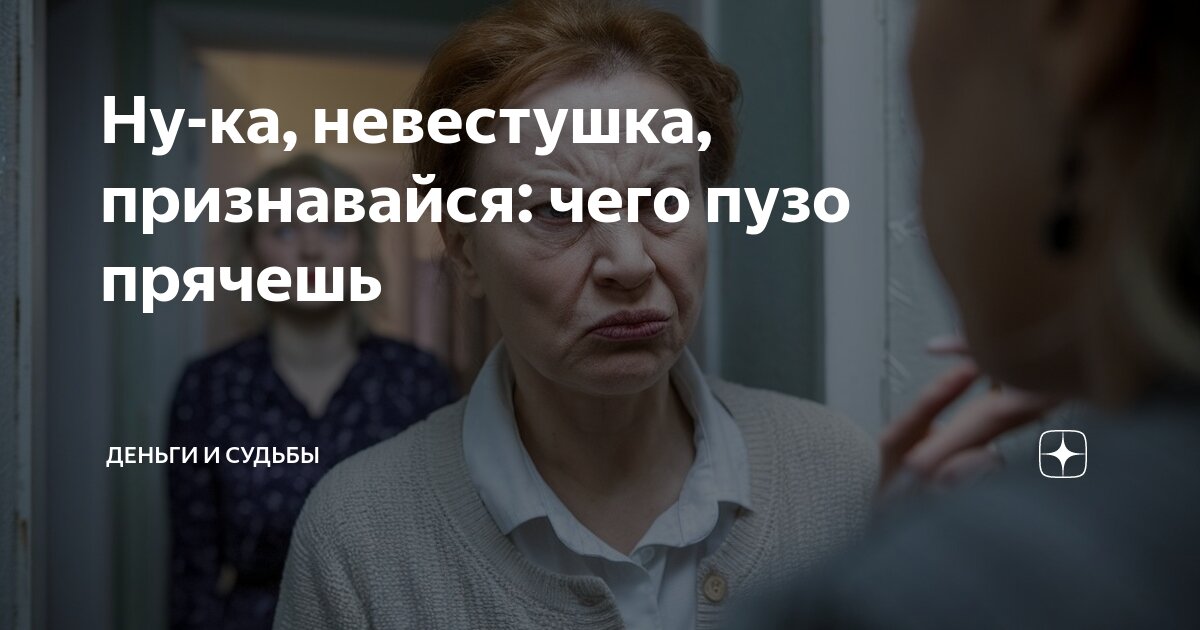 Ну-ка, невестушка, признавайся: чего пузо прячешь | Деньги и судьбы | Дзен