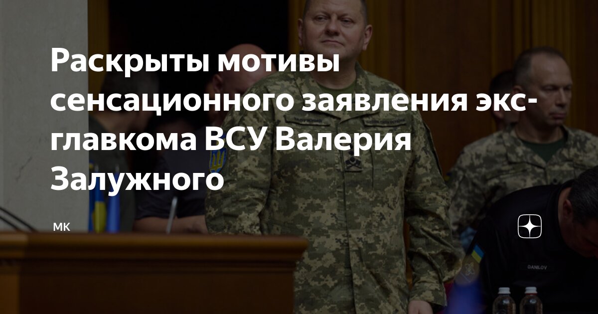 В ответ на пост Главком ВСУ Валерий Залужный подтвердил гибель своего