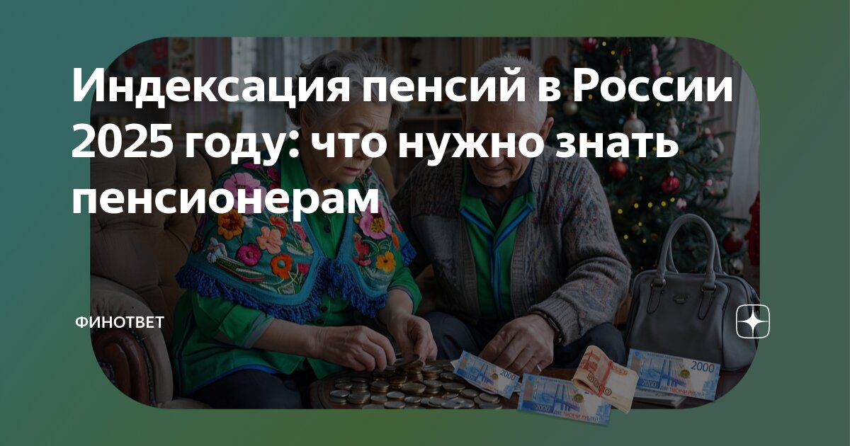 Индексация пенсий с 1 апреля 2025г