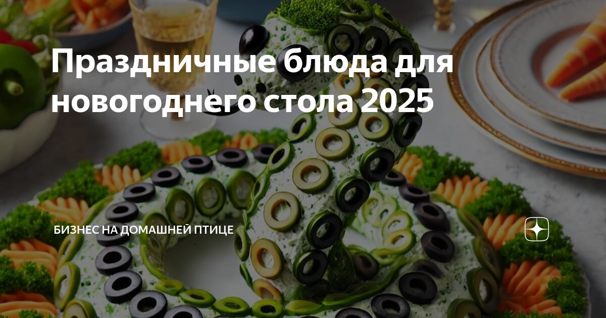 Дизайн новогоднего стола 2025