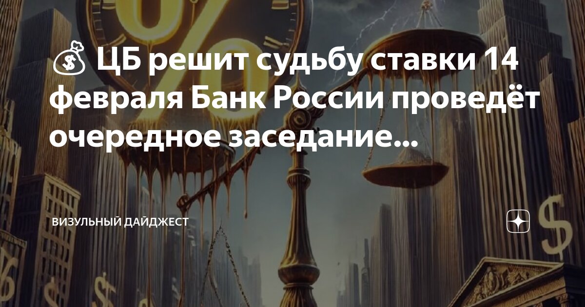 Ставка цб график заседаний 2025 год