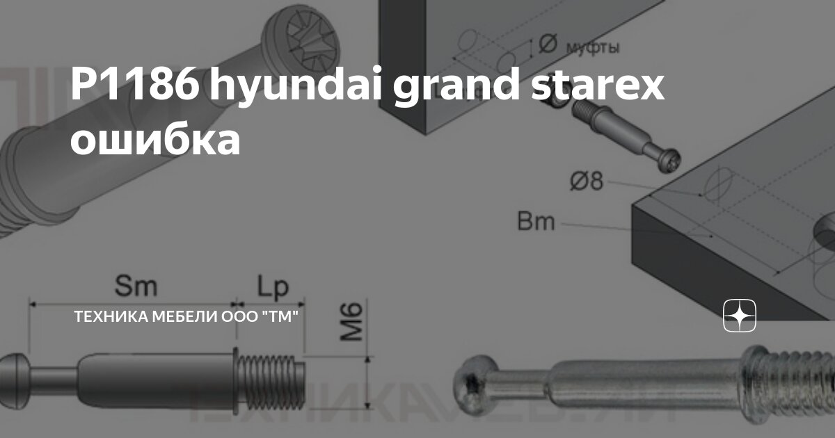 P1186 hyundai grand starex ошибка | Техника мебели ООО 