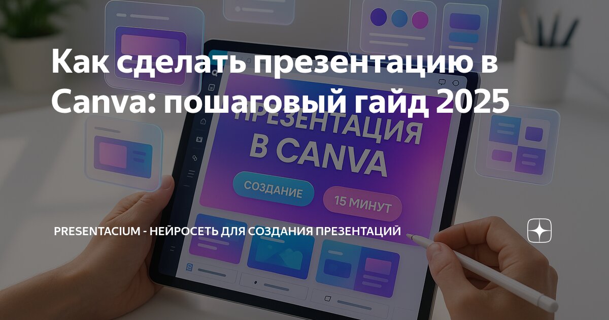 Как сделать презентацию в Canva: пошаговый гайд 2025 | Presentacium ...